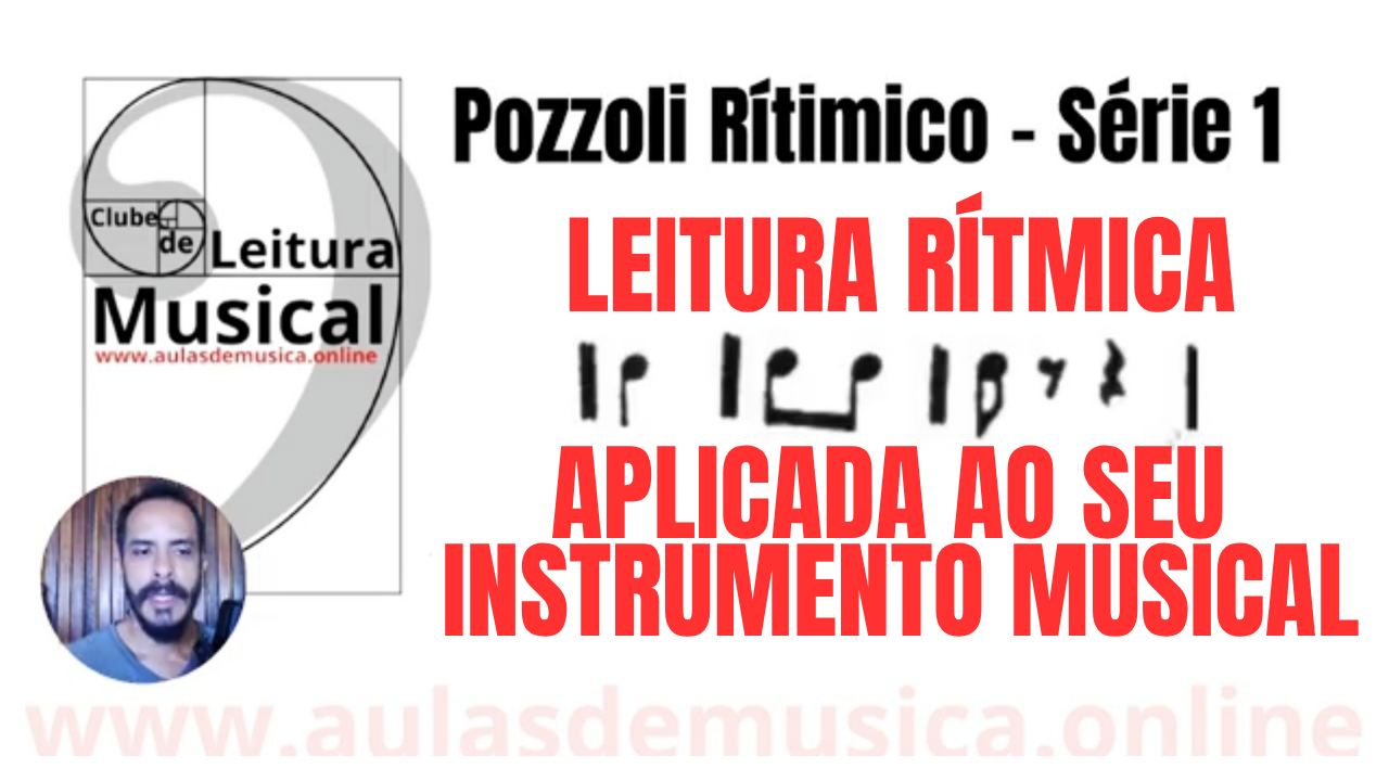 Pozzoli Rítmico — Série 1: leitura aplicada ao instrumento